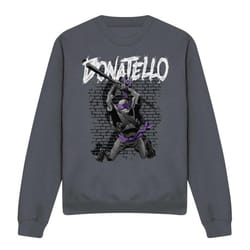Teenage Mutant Ninja Turtles Unisex Adult Donatello Sweatshirt - XL, Charcoal