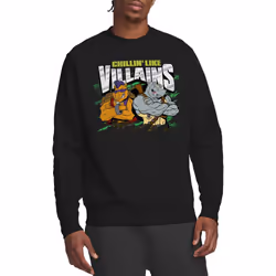 Teenage Mutant Ninja Turtles Unisex Adult Chillin Like Villains Sweatshirt - XXL, Black