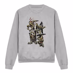 Teenage Mutant Ninja Turtles Unisex Adult Shinobi Sweatshirt - S, Sport Heather