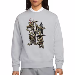 Teenage Mutant Ninja Turtles Unisex Adult Shinobi Sweatshirt - S, Sport Heather