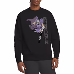 Teenage Mutant Ninja Turtles Unisex Adult Arcade Shredder Retro Sweatshirt - XL, Black