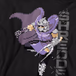 Teenage Mutant Ninja Turtles Unisex Adult Arcade Shredder Retro Sweatshirt - XL, Black