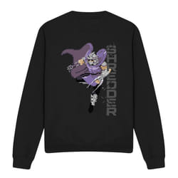 Teenage Mutant Ninja Turtles Unisex Adult Arcade Shredder Retro Sweatshirt - XXL, Black