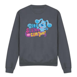 Blue's Clues & You! Unisex Adult We Can Too! Sweatshirt - L, Charcoal