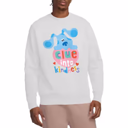 Blue's Clues & You! Unisex Adult Clue Into Kindness Sweatshirt - M, White