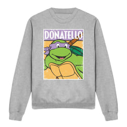 Teenage Mutant Ninja Turtles Unisex Adult Donatello Sweatshirt - XL, Sport Heather