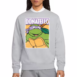 Teenage Mutant Ninja Turtles Unisex Adult Donatello Sweatshirt - XL, Sport Heather