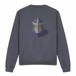 Teenage Mutant Ninja Turtles Unisex Adult Shredder Face Sweatshirt - M, Charcoal