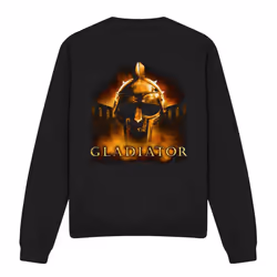Gladiator Unisex Adult My Name Is Sweatshirt - M, Black
