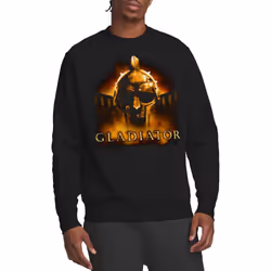 Gladiator Unisex Adult My Name Is Sweatshirt - M, Black