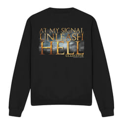 Gladiator Unisex Adult Unleash Hell Sweatshirt - S, Black