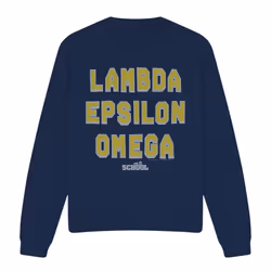Old School Unisex Adult Fraternity Sweatshirt - XL, Navy