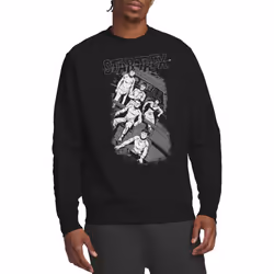 Star Trek Unisex Adult Tilted Bridge Retro Sweatshirt - XXL, Black