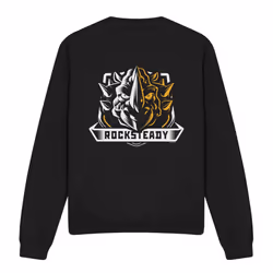 Teenage Mutant Ninja Turtles Unisex Adult Rocksteady Sweatshirt - XL, Black