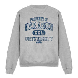 Old School Unisex Adult Property Of Harrison Sweatshirt - L, Sport Heather