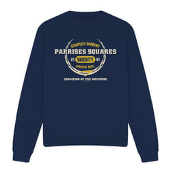 Star Trek Unisex Adult Parrises Squares Sweatshirt - M, Navy