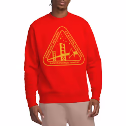 Star Trek Unisex Adult Gold Academy Sweatshirt - S, Red
