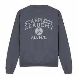 Star Trek Unisex Adult Alumni Sweatshirt - XXL, Charcoal