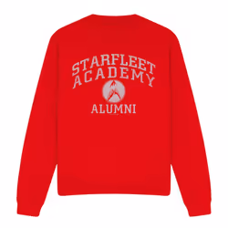 Star Trek Unisex Adult Alumni Sweatshirt - XXL, Red