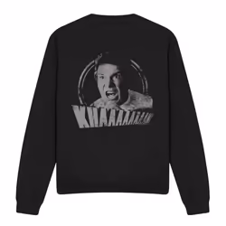 Star Trek Unisex Adult Khan Distressed Sweatshirt - S, Black
