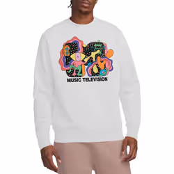MTV Unisex Adult Expression Sweatshirt - XXL, White