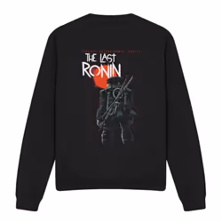 Teenage Mutant Ninja Turtles Unisex Adult Red Sun Ronin Sweatshirt - XXL, Black