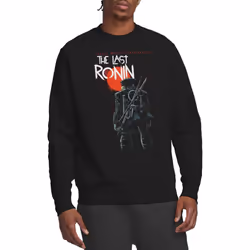 Teenage Mutant Ninja Turtles Unisex Adult Red Sun Ronin Sweatshirt - XXL, Black