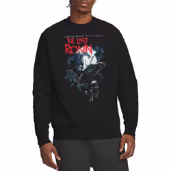 Teenage Mutant Ninja Turtles Unisex Adult Four Turtles Leap Sweatshirt - S, Black