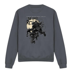 Teenage Mutant Ninja Turtles Unisex Adult Casey Jones Leaping Sweatshirt - XXL, Charcoal