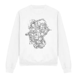 Teenage Mutant Ninja Turtles Unisex Adult Shinobis Sweatshirt - S, White