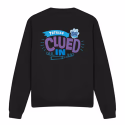 Blue's Clues & You! Unisex Adult Totally Clued In Sweatshirt - M, Black