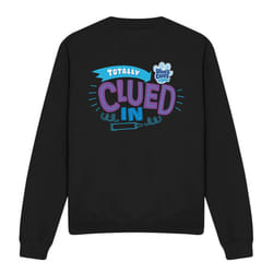 Blue's Clues & You! Unisex Adult Totally Clued In Sweatshirt - M, Black