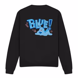 Blue's Clues & You! Unisex Adult Puppy! Sweatshirt - XXL, Black