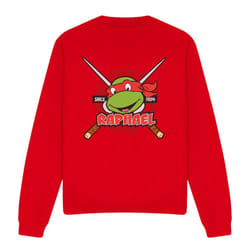 Teenage Mutant Ninja Turtles Unisex Adult Since 1984 Raphael Sweatshirt - XL, Red