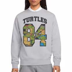 Teenage Mutant Ninja Turtles Unisex Adult 84 Turtles Sweatshirt - XL, Sport Heather