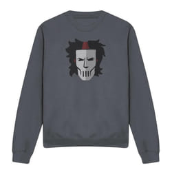 Teenage Mutant Ninja Turtles Unisex Adult Casey Jones Mask Sweatshirt - XXL, Charcoal