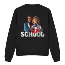 Old School Unisex Adult Frank And Friend Sweatshirt - XXL, Black