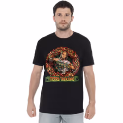 Star Trek Mens Merry Trekmas Christmas T-Shirt - XL, Black
