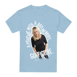 Medium Mens Go Figure T-Shirt - L, Light Blue