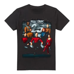 Star Trek Mens 25th Anniversary T-Shirt - 3XL, Black