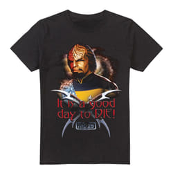 Star Trek Mens Good Day to Die T-Shirt - 3XL, Black