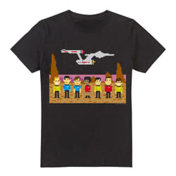 Star Trek Mens The Original Series Trexel Crew T-Shirt - 4XL, Black