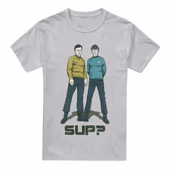 Star Trek Mens Sup T-Shirt - 5XL, Sport Heather