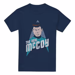Star Trek Mens The Real McCoy T-Shirt - 3XL, Navy