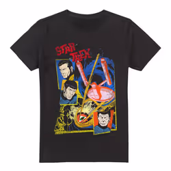 Star Trek Mens Eye of the Storm T-Shirt - S, Black