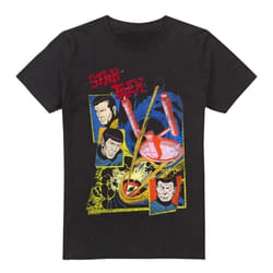 Star Trek Mens Eye of the Storm T-Shirt - S, Black