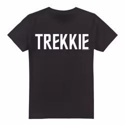 Star Trek Mens Trekkie T-Shirt - XXL, Black
