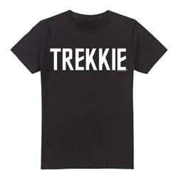 Star Trek Mens Trekkie T-Shirt - XXL, Black