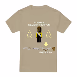 Star Trek Mens Select Weapon T-Shirt - XL, Safari Green
