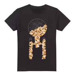Star Trek Mens Tribble Takeover T-Shirt - L, Black